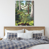 Kanadische Landschaftsmalerei Print Leinwand (Insitu (Schlafzimmer))