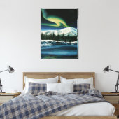 Kanadische Landschaftsmalerei Print Leinwand Große (Insitu (Schlafzimmer))