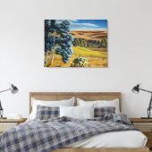 Kanadische Landschaftsmalerei Print Leinwand Klein (Insitu (Schlafzimmer))