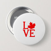 Kanadische Liebe Affair, Champion, Canada, Kanadie Button (Vorne & Hinten)
