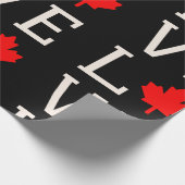 Kanadische Liebe Geschenkpapier (Ecke)