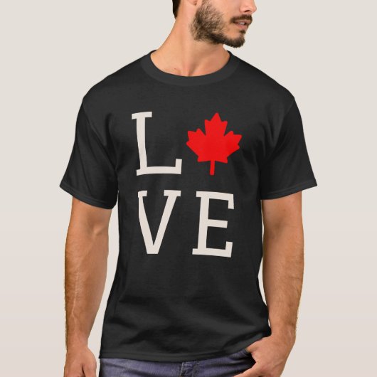 Kanadische Liebe T-Shirt (Vorderseite)