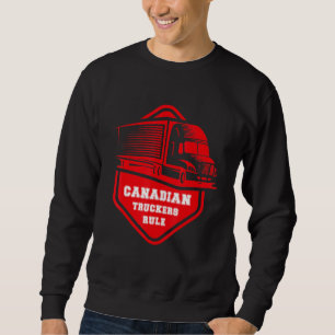 Kanadische LKWs Rule Freedom 2022 unterstützt unse Sweatshirt