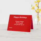 Kanadische Mädchen Geburtstagskarten Karte (Gelbe Blume)