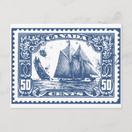 Kanadische Marke Postkarte