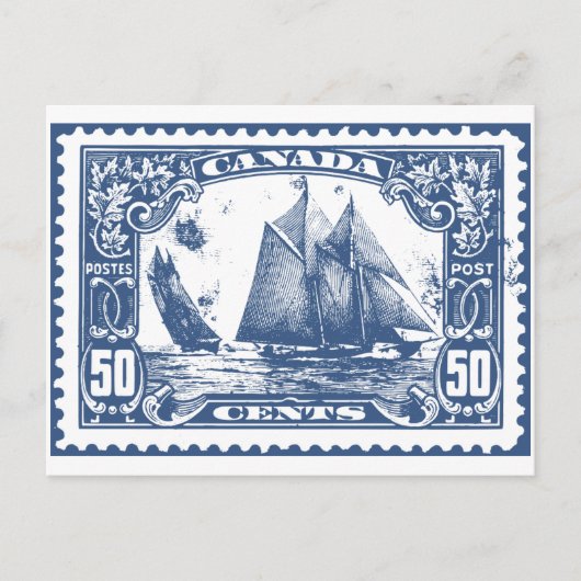 Kanadische Marke Postkarte (Vorderseite)