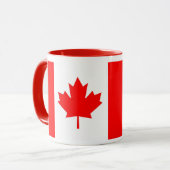Kanadische Moose Canada Day Tasse (Vorderseite Links)