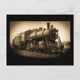 Kanadische National Railroad-Lokomotive 2128 Postkarte