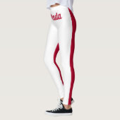 Kanadische Nationalflagge anpassen Leggings (Links)