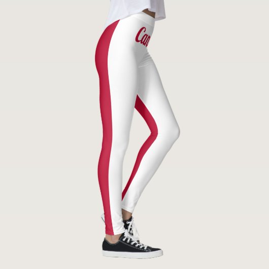 Kanadische Nationalflagge anpassen Leggings (Rechts)