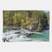 Kanadische Natur, Fraser River Geschirrtuch (Horizontal)