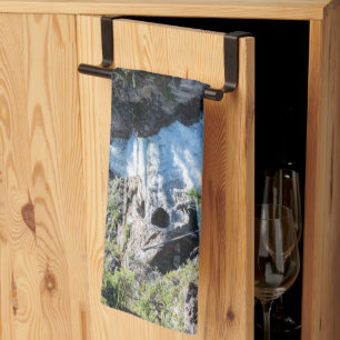 Kanadische Natur, Wasserfall Stanley Falls Geschirrtuch