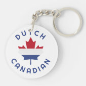 Kanadische Niederländische Roots Schlüsselanhänger (Rückseite)