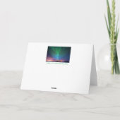 Kanadische Nordlichter Karte (Rückseite)