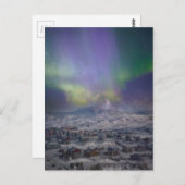 Kanadische Nordlichter Postkarte (Vorne/Hinten)