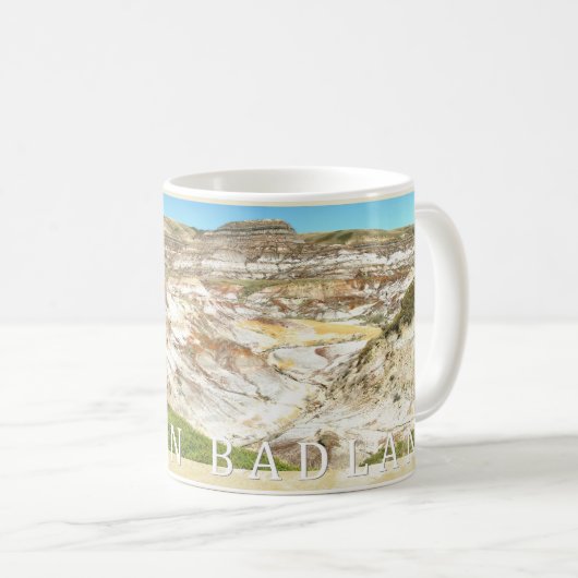 Kanadische Ödländer Drumheller panoramische Kaffeetasse (VorderseiteRechts)