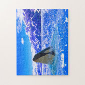 Kanadische Orcas. Puzzle (Vertikal)