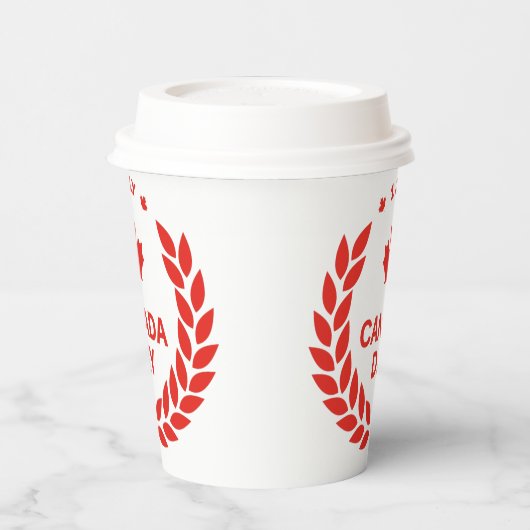 Kanadische Papiersorten Pappbecher (Links)