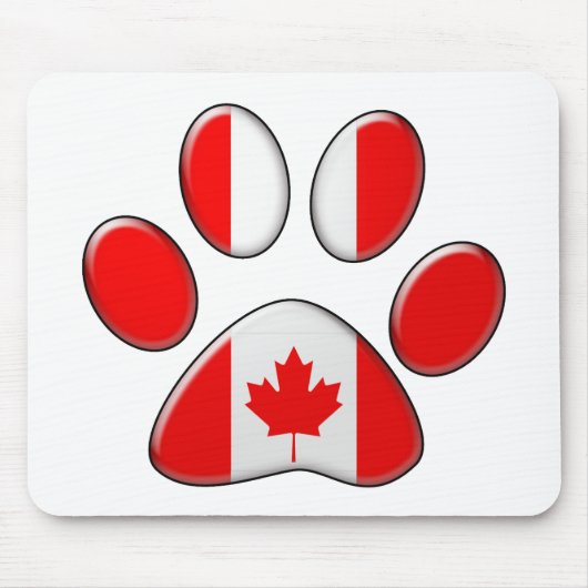 Kanadische patriotische Katze Mousepad (Vorne)