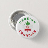 kanadische persische Roots Button (Vorne & Hinten)