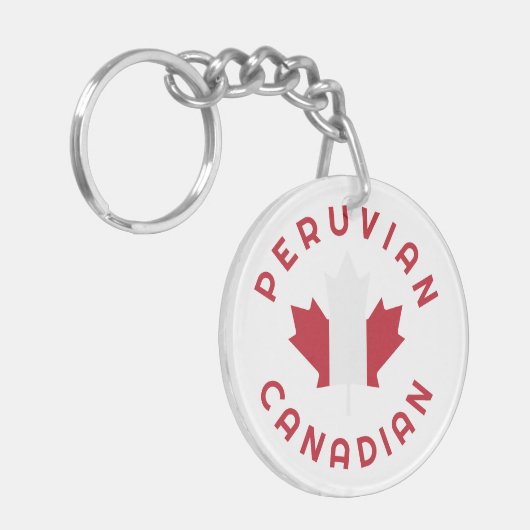 kanadische peruanische Roots Schlüsselanhänger (Vorderseite links)