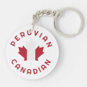 kanadische peruanische Roots Schlüsselanhänger (Rückseite)