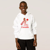 kanadische Pixie mit Ahornleaf Hoodie (Vorne ganz)