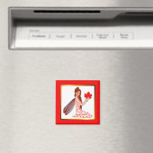 kanadische Pixie mit Ahornleaf Magnet (In Situ (Geschirrspüler))