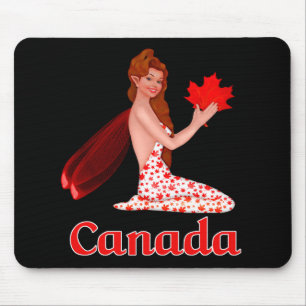 kanadische Pixie mit Ahornleaf Mousepad