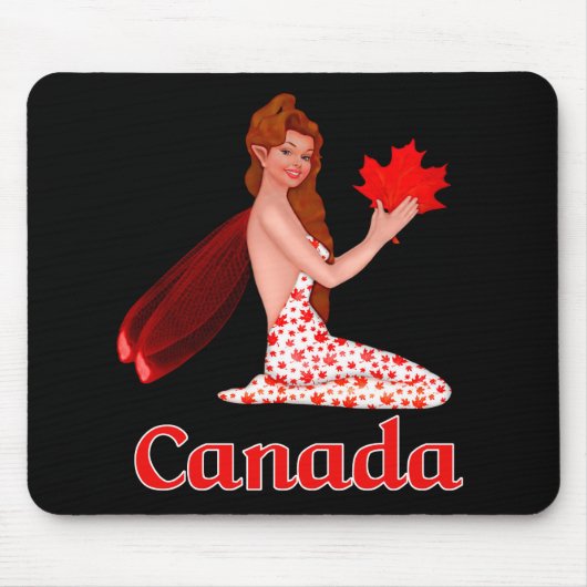 kanadische Pixie mit Ahornleaf Mousepad (Vorne)