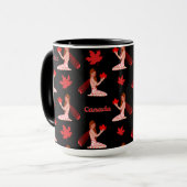 kanadische Pixie mit Ahornleaf Tasse (Vorderseite Links)