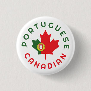 Kanadische Portugiesische Roots Button