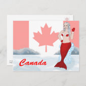 Kanadische Postkarte (Vorne/Hinten)