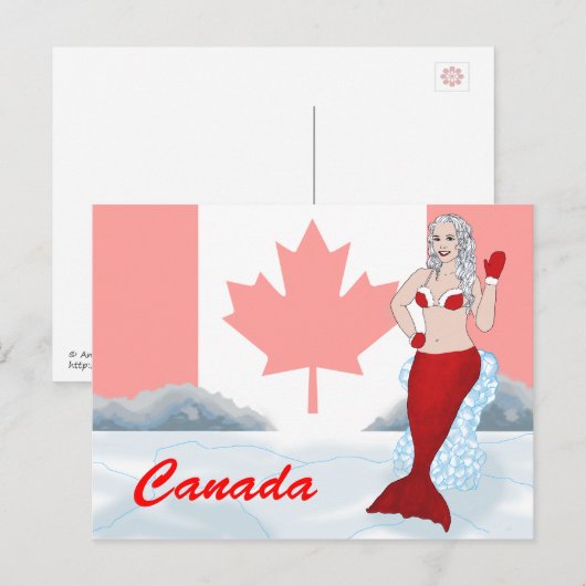 Kanadische Postkarte (Vorne/Hinten)