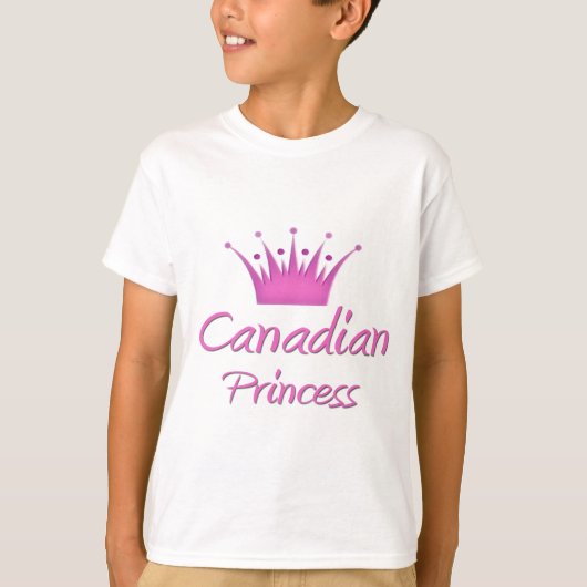 Kanadische Prinzessin T-Shirt (Vorderseite)