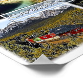 Kanadische Rockies - Kanada - Mosaik - Poster (Ecke)