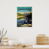 Kanadische Rockies Poster (Küche)