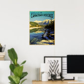 Kanadische Rockies Poster (Heimbüro)
