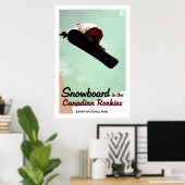 Kanadische Rockies Poster (Heimbüro)