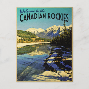 Kanadische Rockies Postkarte