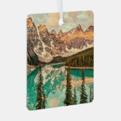 Kanadische Rockies stilisiert Ornament Aus Metall (Vorderseite Rechts)