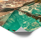 Kanadische Rockies stilisiert Poster (Ecke)