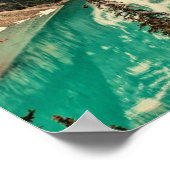 Kanadische Rockies stilisiert Poster (Ecke)