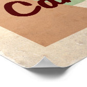 Kanadische Rockies - Vintage Wirkung Poster (Ecke)