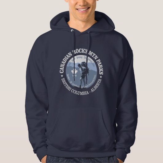 Kanadische Rocky Mountain Parks Hoodie (Vorderseite)