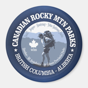 Kanadische Rocky Mountain Parks Magnet