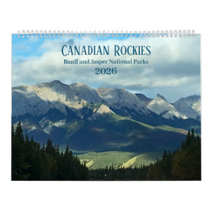 Kanadische Rocky Mountains Fotografie 12-Monate 20 Kalender