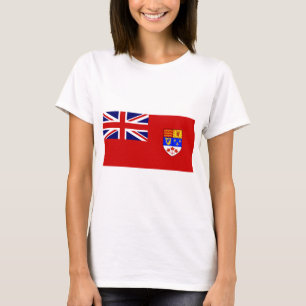Kanadische rote Fahneflagge T-Shirt
