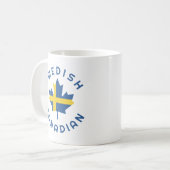 Kanadische Schwedische Wurzeln Kaffeetasse (Vorderseite Links)