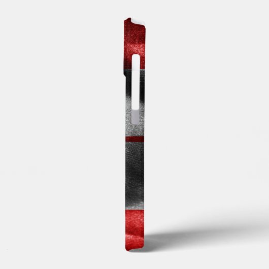 kanadische Seidenflagge Case-Mate iPhone Hülle (Rückseite / Links)